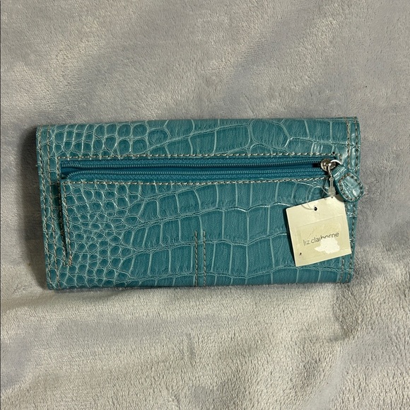 Liz Claiborne Blue Wallet and Checkbook Cover - Picture 9 of 10
